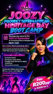 Join us on the 24th of September for a dance workshop that will leave you 